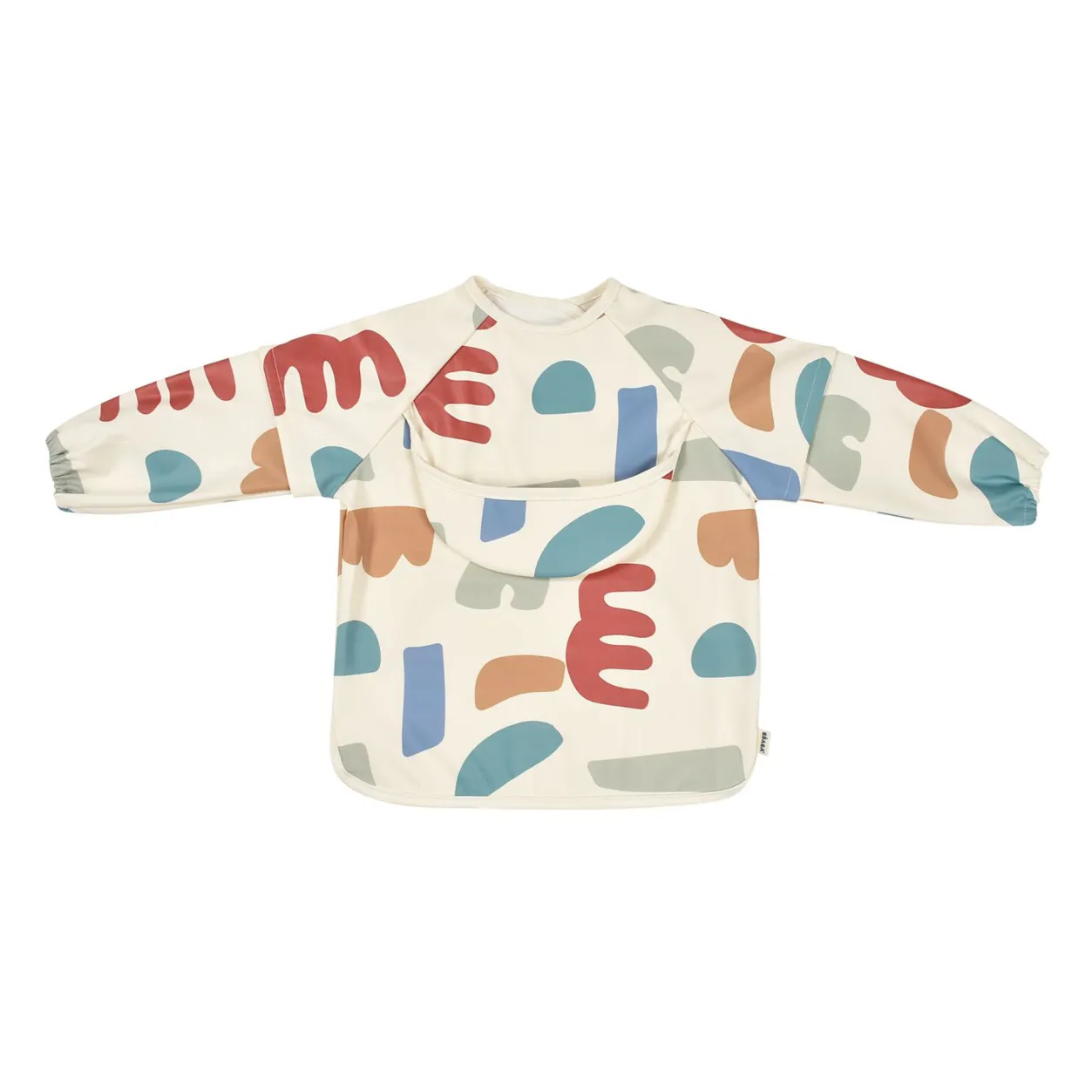 BÉABA Couverts, Vaisselle Et Bavoirs*Bavoir A Manches Evolutif 2 En 1 Playful