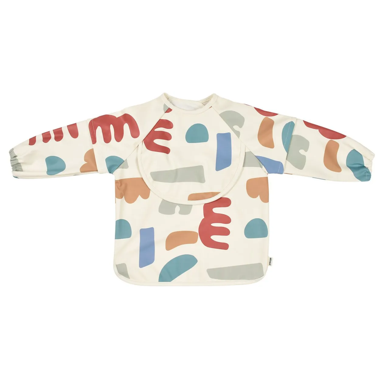 BÉABA Couverts, Vaisselle Et Bavoirs*Bavoir A Manches Evolutif 2 En 1 Playful