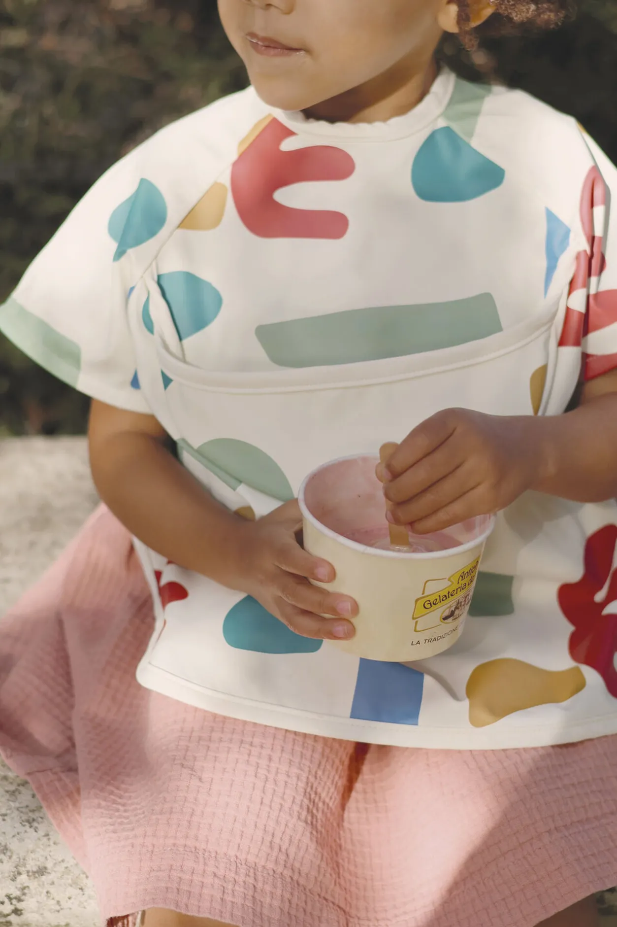 BÉABA Couverts, Vaisselle Et Bavoirs*Bavoir A Manches Evolutif 2 En 1 Playful