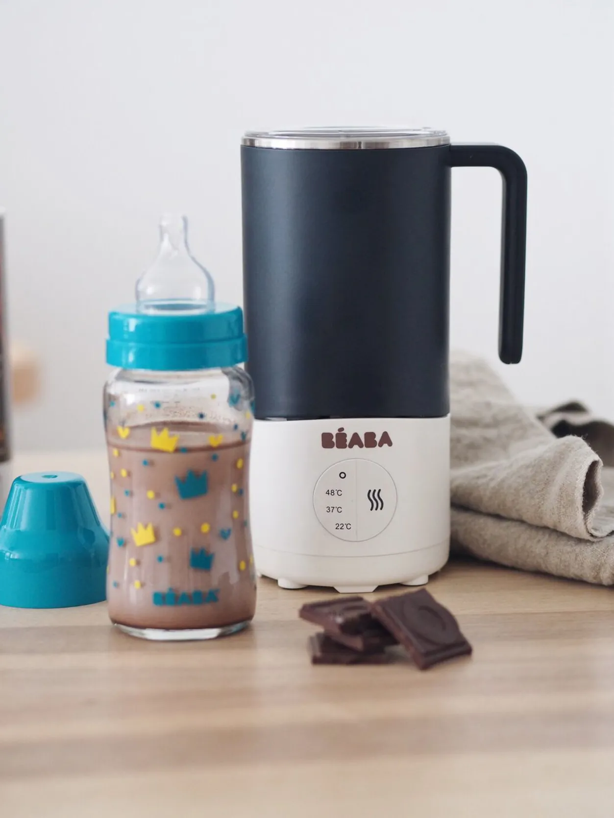 BÉABA Biberons Et Accessoires*Biberon Verre Col Large 240Ml Blue