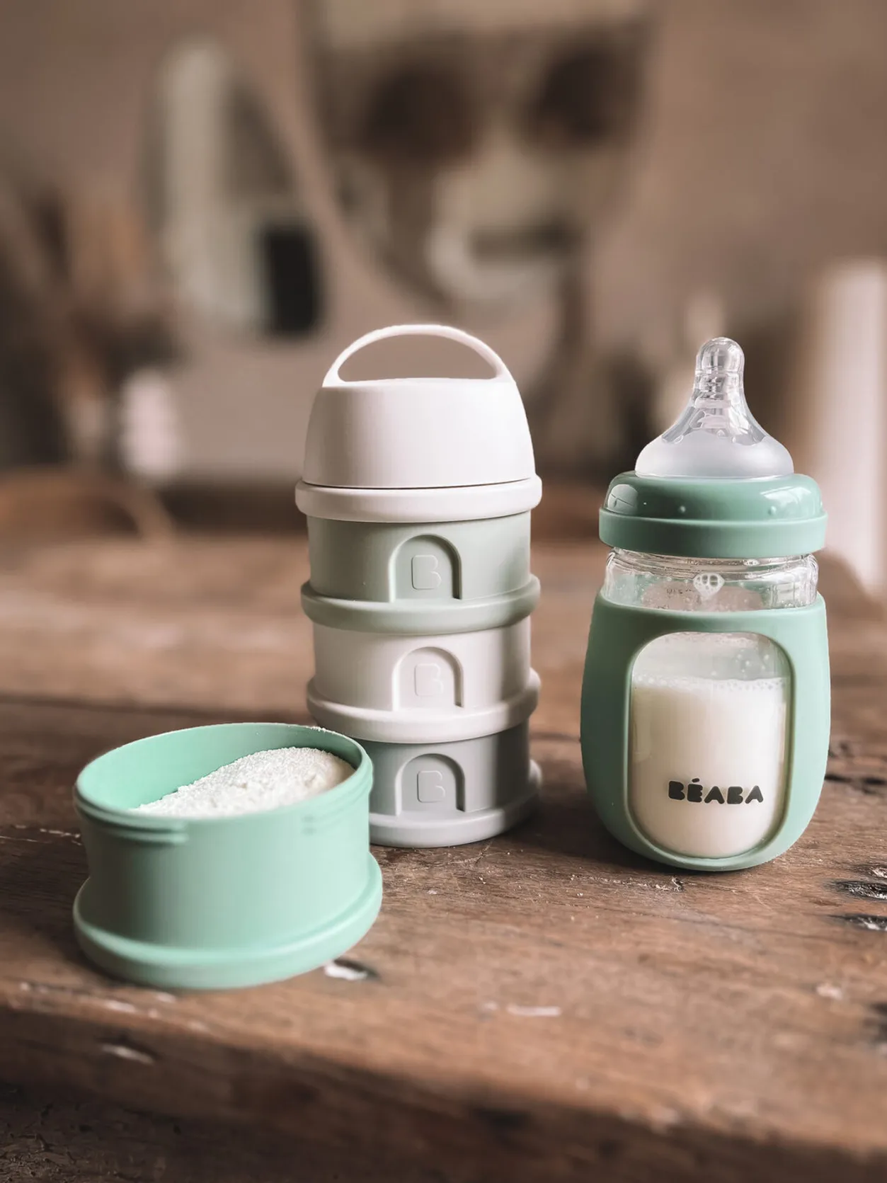 BÉABA Biberons Et Accessoires*Biberon Verre D'Apprentissage 210 Ml Sage Green