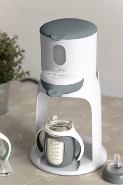 BÉABA Couverts, Vaisselle Et Bavoirs*Biberon Verre D'Apprentissage 210 Ml Mineral Grey