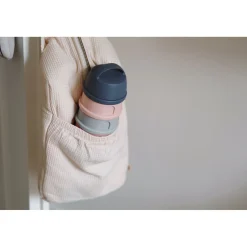 BÉABA Doseurs De Lait*Boite Doseuse 4 Compartiments Mineral Grey /Pink