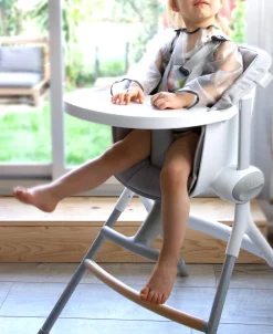 BÉABA Chaise Haute*Chaise Haute Evolutive Up & Down White/Grey