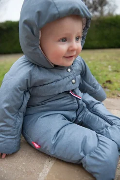 BÉABA Chancelieres Et Nids D'Ange*Combi T-Zip 0-6M Heather Blue