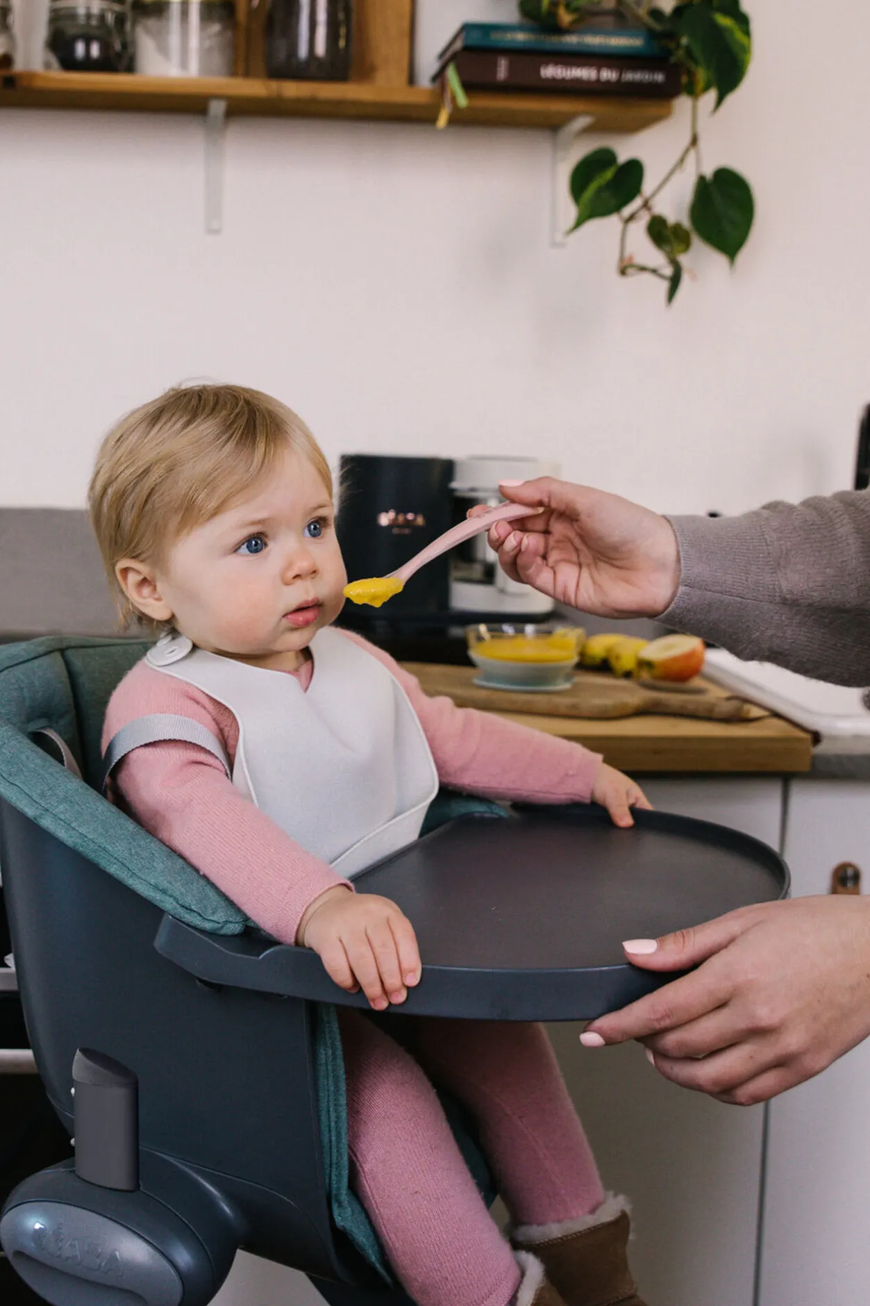 BÉABA Chaise Haute*Coussin D'Assise Pour Chaise Haute Up&Down Green