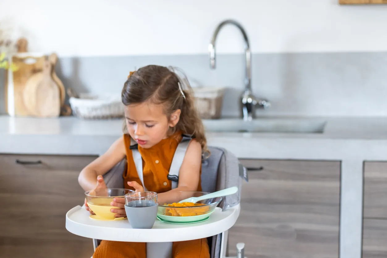 BÉABA Chaise Haute*Coussin D'Assise Pour Chaise Haute Up&Down Grey