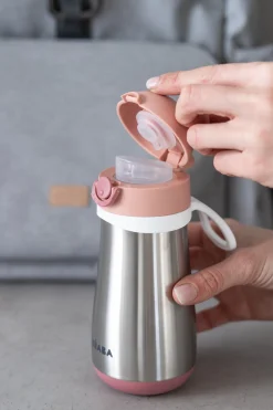 BÉABA Biberons Et Accessoires*Gourde Inox 350 Ml Old Pink