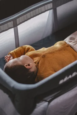 BÉABA Sorties De Bébé*Lit Parapluie 3 En 1 Eazy Sleep Mineral Grey