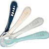 BÉABA Couverts, Vaisselle Et Bavoirs*Lot 4 Cuilleres 2Eme Age Silicone Blue