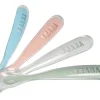 BÉABA Couverts, Vaisselle Et Bavoirs*Lot 4 Cuilleres 1Er Age Silicone Eucaplyptus