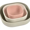 BÉABA Goûter Sain*Lot De 3 Bols Silicone Gigogne Velvet Grey