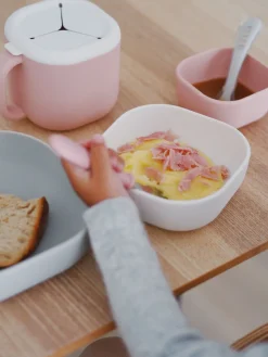 BÉABA Goûter Sain*Lot De 3 Bols Silicone Gigogne Velvet Grey