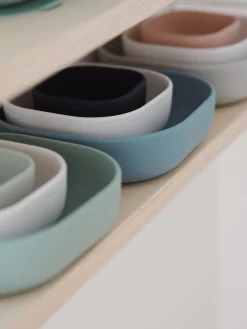 BÉABA Goûter Sain*Lot De 3 Bols Silicone Gigogne Night Blue