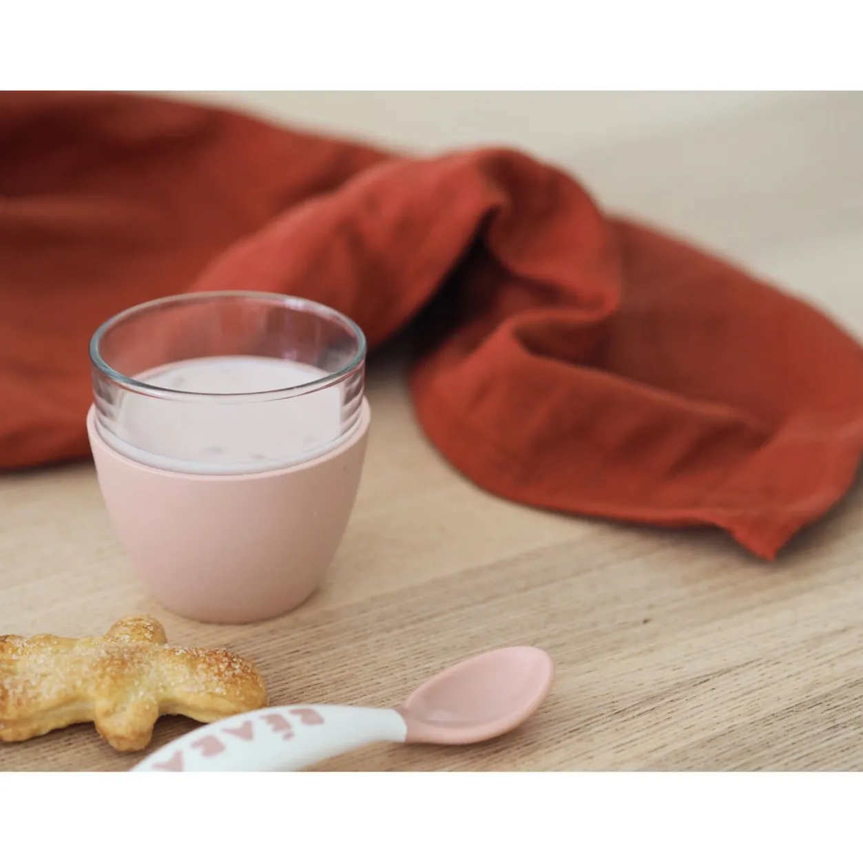 BÉABA Emmaillotage*Lot De 2 Langes Xxl En Coton Hot Sauce/Terrazzo