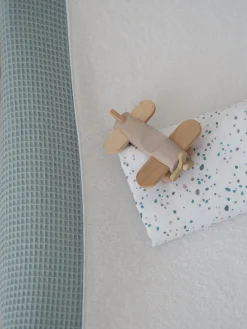 BÉABA Emmaillotage*Lot De 2 Langes Xxl En Coton Hot Sauce/Terrazzo