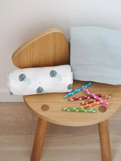 BÉABA Emmaillotage*Lot De 2 Langes Xxl En Coton Mirage Grey/Jungle