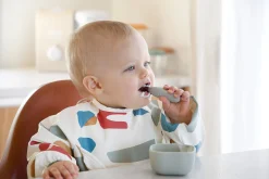 BÉABA Couverts, Vaisselle Et Bavoirs*Lot De 2 Pre-Couverts Inox Velvet Grey