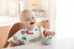 BÉABA Couverts, Vaisselle Et Bavoirs*Lot De 2 Pre-Couverts Inox Velvet Grey