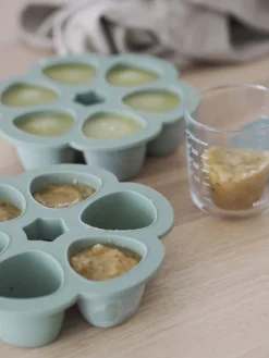 BÉABA Pots De Conservation*Multiportions Silicone 6 X 90 Ml Sage Green