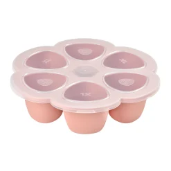 BÉABA Pots De Conservation*Multiportions Silicone 6*150Ml Old Pink