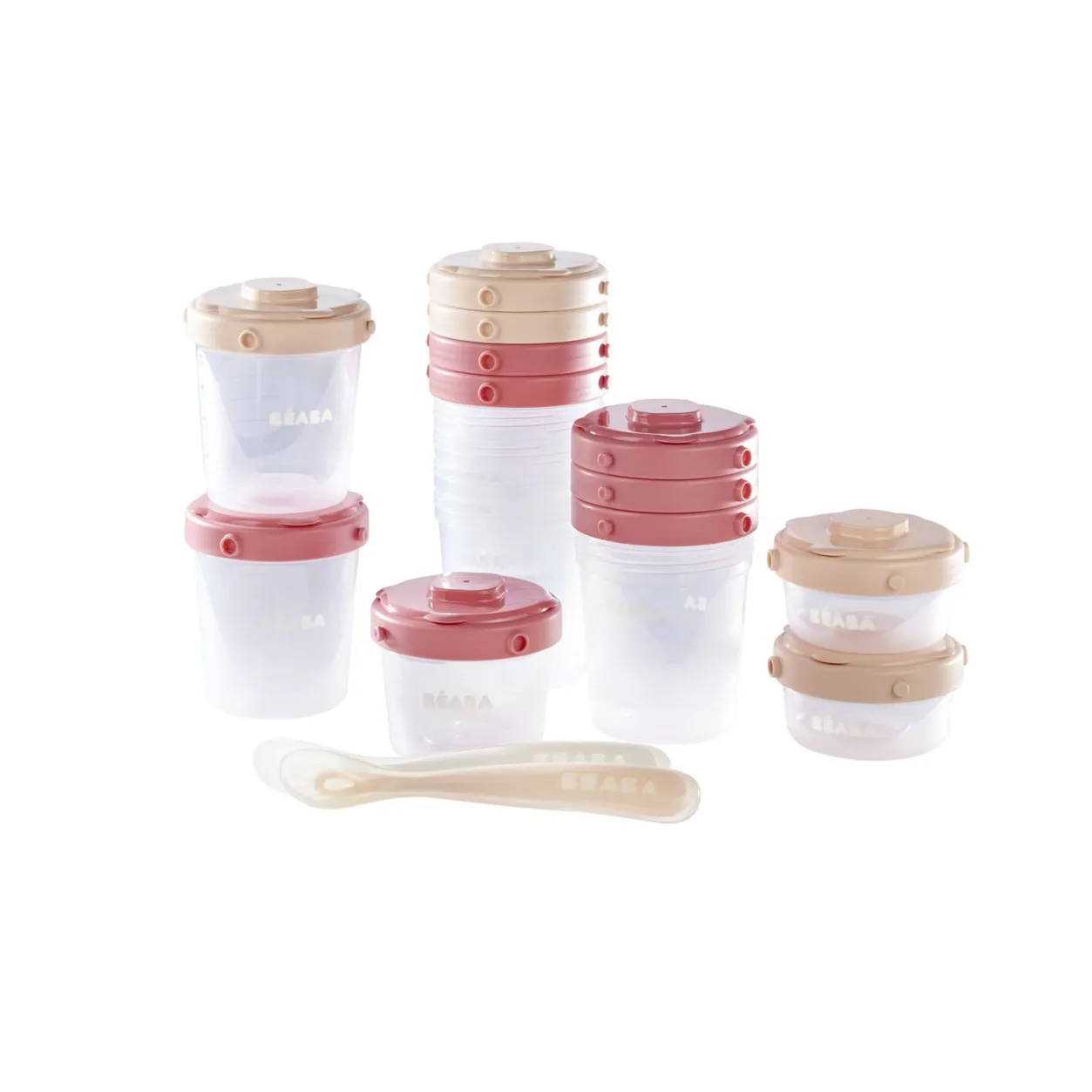 BÉABA Pots De Conservation*Pack 1Er Repas Pink