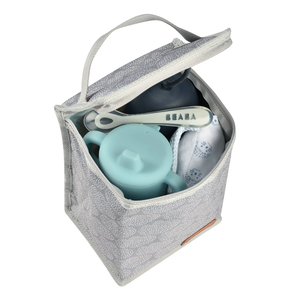 BÉABA Sacs Isotherme Bébé*Pochette Repas Isotherme Tiny Clouds