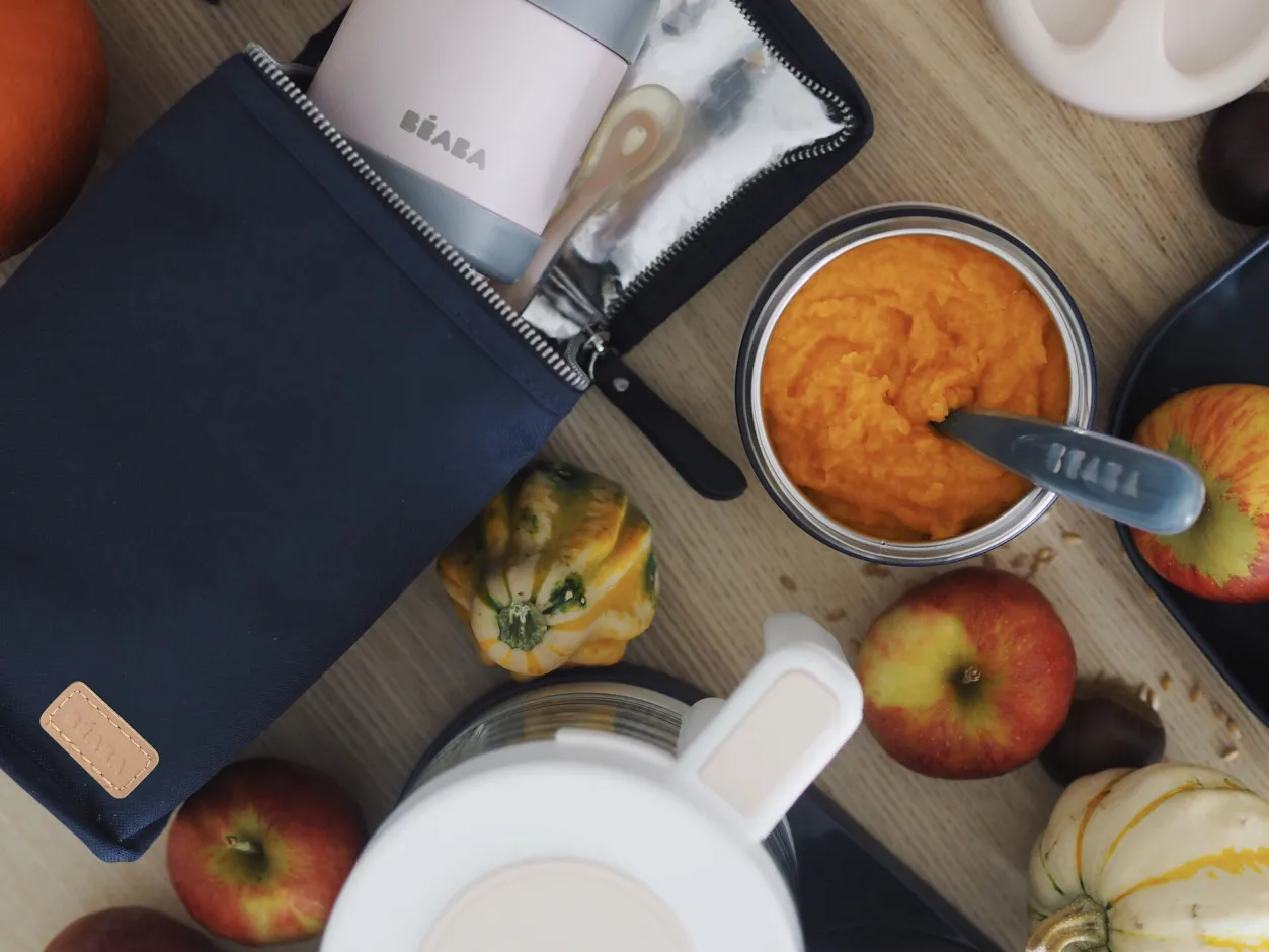 BÉABA Sacs Isotherme Bébé*Pochette Repas Isotherme Dark Blue