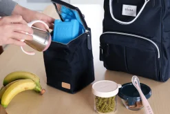 BÉABA Sacs Isotherme Bébé*Pochette Repas Isotherme Dark Blue