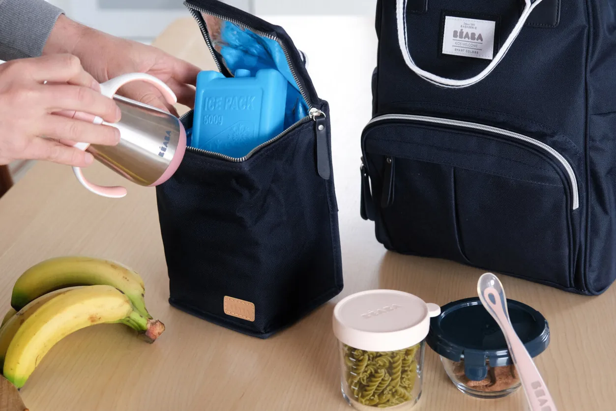 BÉABA Sacs Isotherme Bébé*Pochette Repas Isotherme Dark Blue