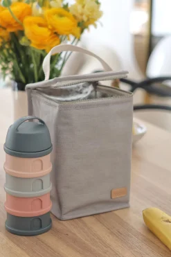 BÉABA Sacs Isotherme Bébé*Pochette Repas Isotherme Pearl Grey
