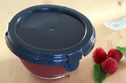 BÉABA Goûter Sain*Portion Verre Beaba By Pyrex Dark Blue