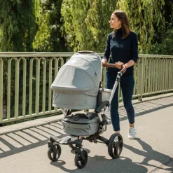 BÉABA Sorties De Bébé*Poussette 2 En 1 Bonavi 2 Artic Grey