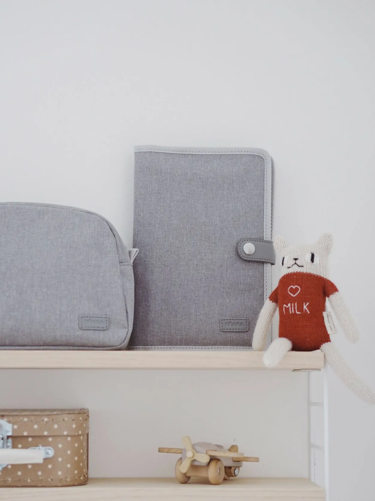 BÉABA Accessoires De Toilette*Protege Carnet De Sante Heather Grey