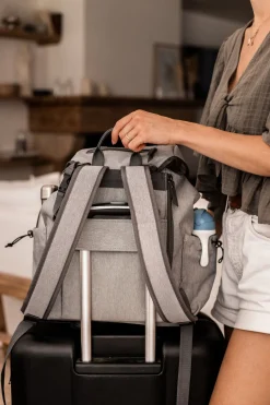 BÉABA Sacs À Dos À Langer*Sac A Dos Vancouver Heather Grey