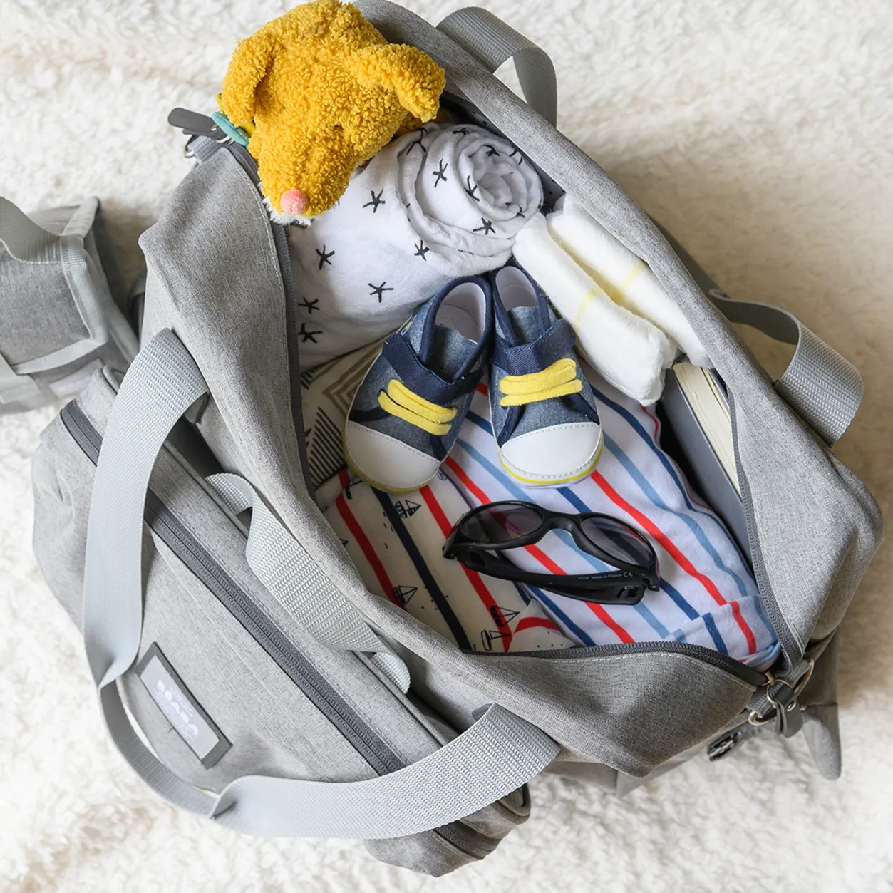 BÉABA Sacs À Langer*Sac A Langer Geneve Ii Heather Grey