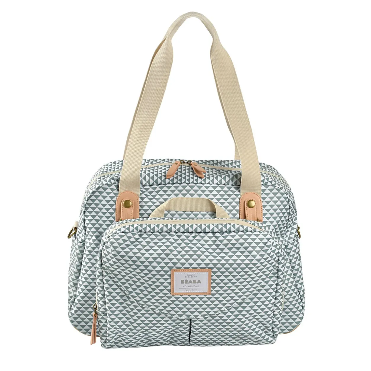 BÉABA Sacs À Langer*Sac A Langer Geneve Ii Play Print Sage Green