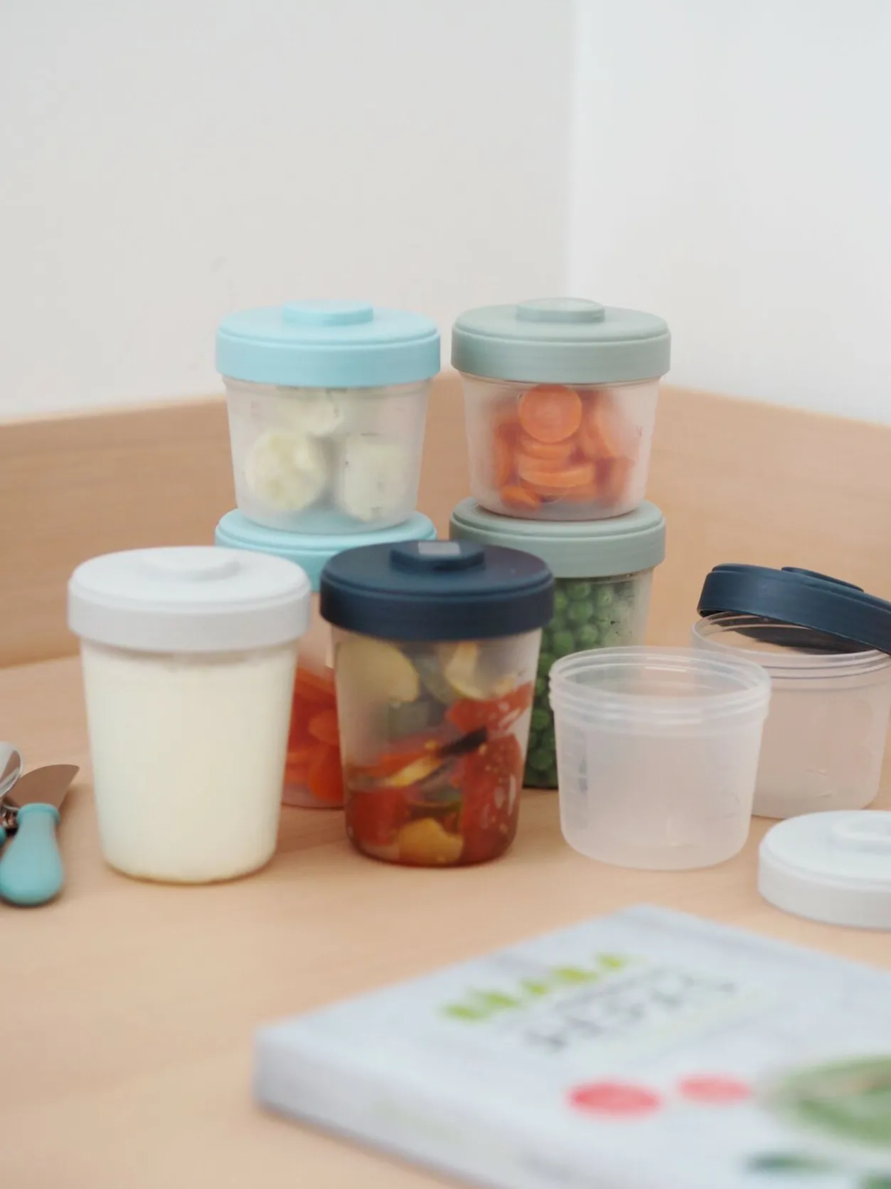 BÉABA Pots De Conservation*Set 2Eme Age 8 Portions Clip (4X150Ml + 4X250Ml)