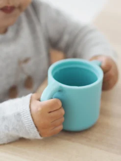 BÉABA Couverts, Vaisselle Et Bavoirs*Tasse D'Apprentissage Silicone Blue