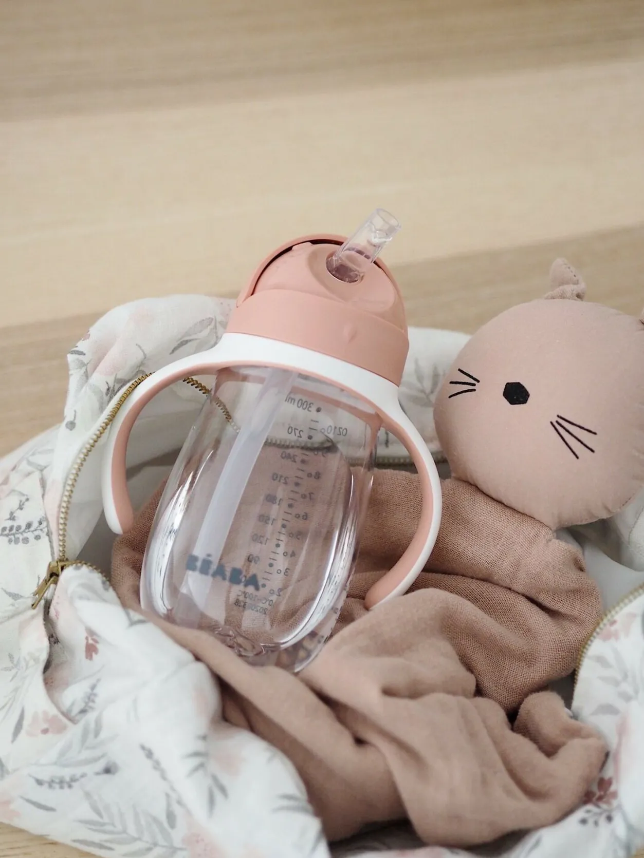 BÉABA Couverts, Vaisselle Et Bavoirs*Tasse Paille 300 Ml Old Pink