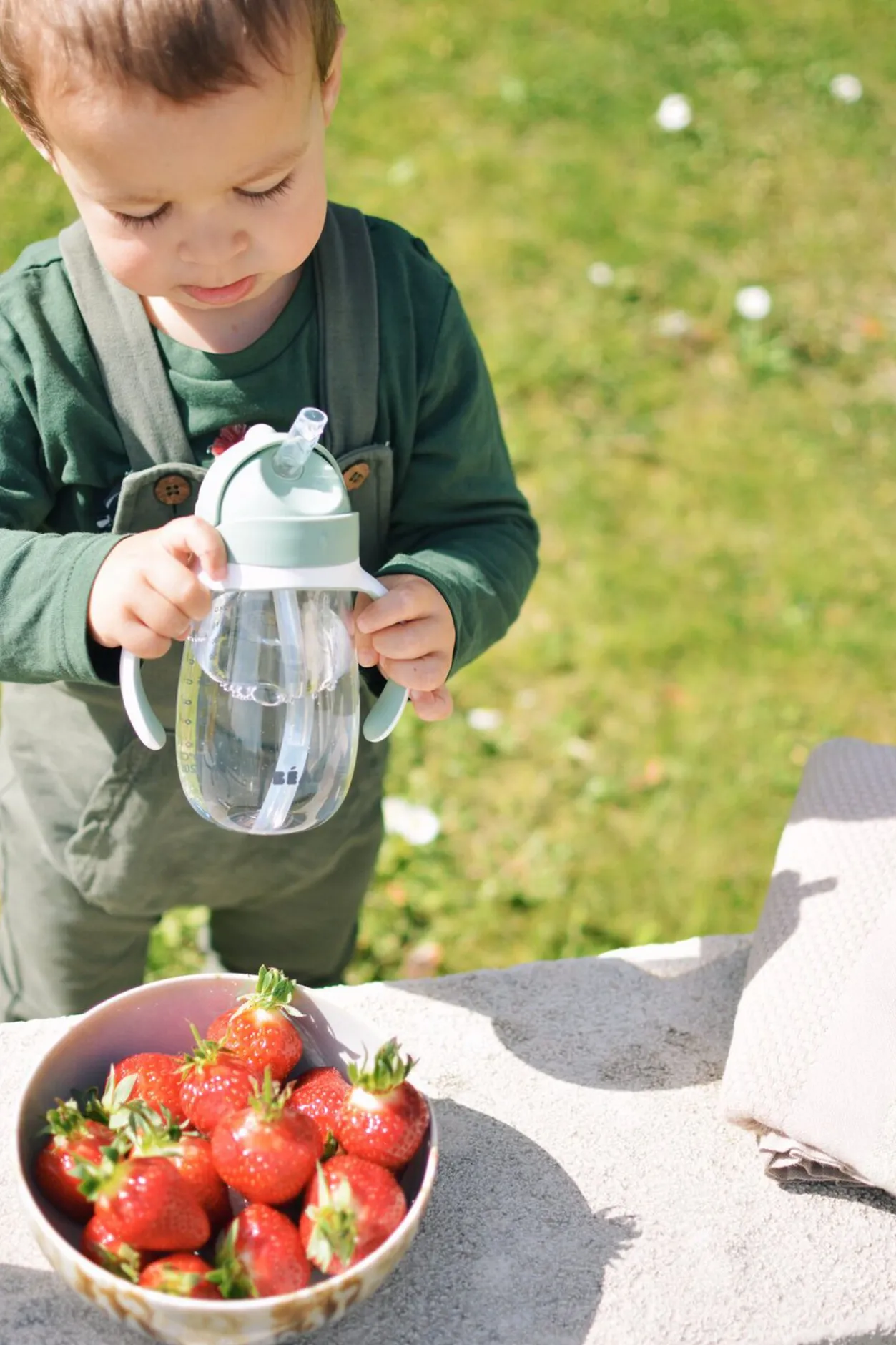 BÉABA Couverts, Vaisselle Et Bavoirs*Tasse Paille 300 Ml Sage Green