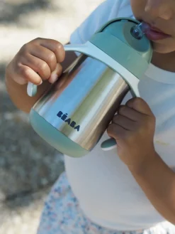 BÉABA Couverts, Vaisselle Et Bavoirs*Tasse Paille Inox 250 Ml Sage Green