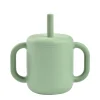 BÉABA Couverts, Vaisselle Et Bavoirs*Tasse Paille Silicone Sage Green
