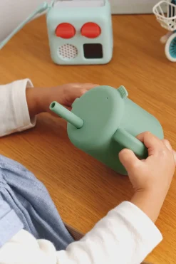 BÉABA Couverts, Vaisselle Et Bavoirs*Tasse Paille Silicone Sage Green