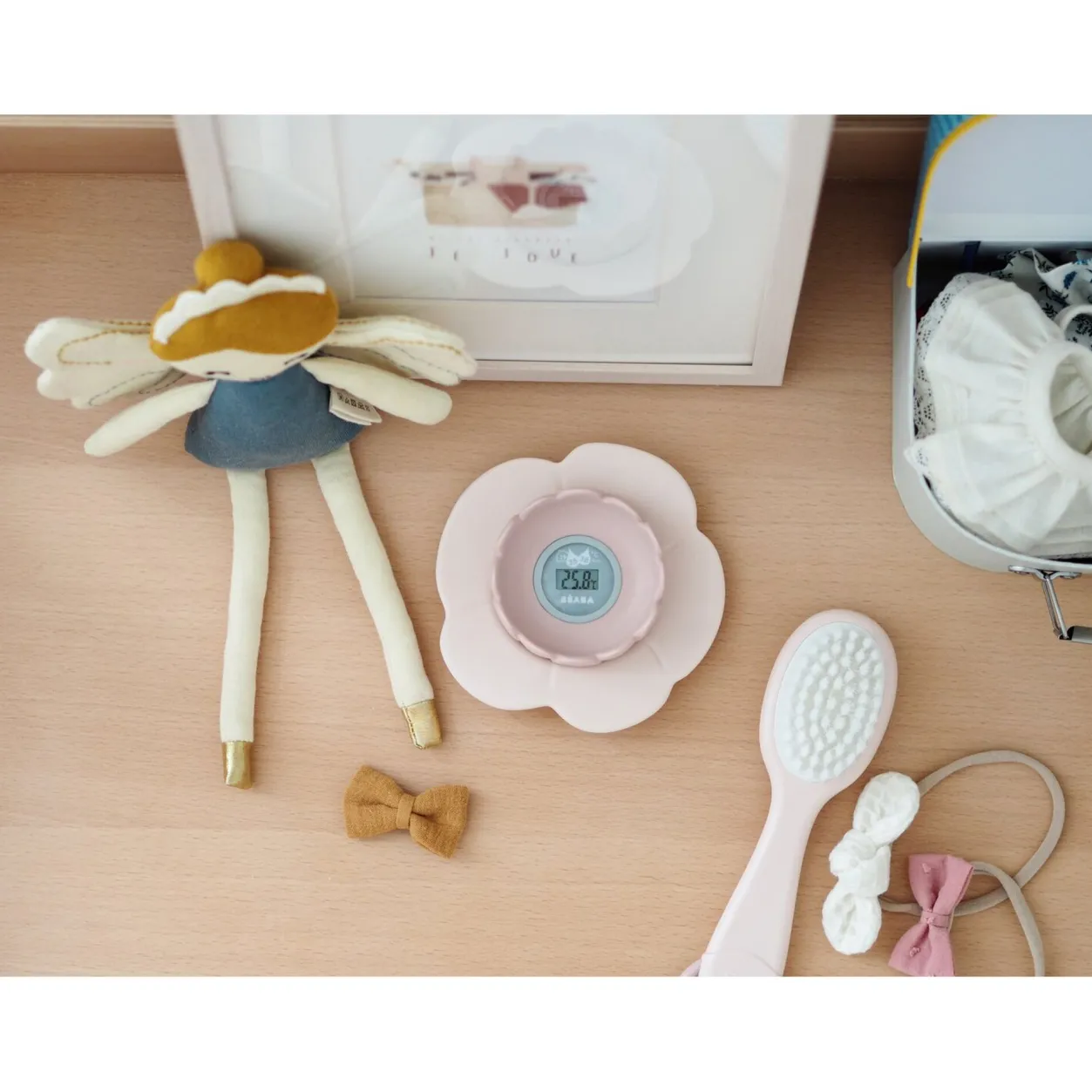 BÉABA Thermomètres*Thermometre De Bain Lotus Old Pink